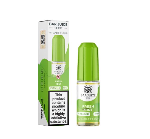Bar Juice 5000 - Fresh Mint - 10ml Liquid (Nik-Salz)