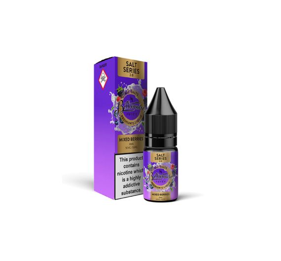 Billionaire Juice SALT Series - Mixed Berries - 10ml Liquid (Nik-Salz)