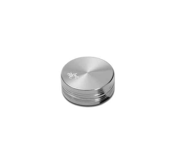 Black Leaf - 2-teilig Aluminium Silber - Grinder