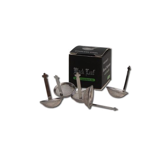 Black Leaf - Edelstahlsiebe - Hängeschüsselsiebe - 20mm Black Leaf - Edelstahlsiebe - Hängeschüsselsiebe - 20mm