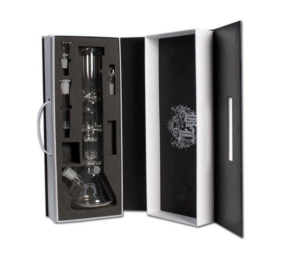 Black Leaf - Koffer Bong - Ice Baumperko Kräuter/Öl Black Leaf - Koffer Bong - Ice Baumperko Kräuter/Öl