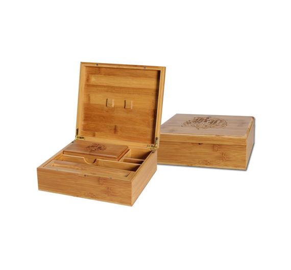 Black Leaf - Skull Stoner Box II aus Bambus