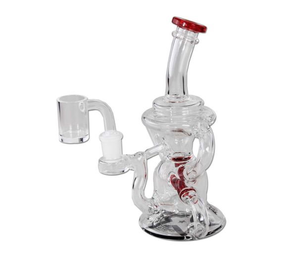 Blaze - Dabbing Rig Bong - Recycler/Rot