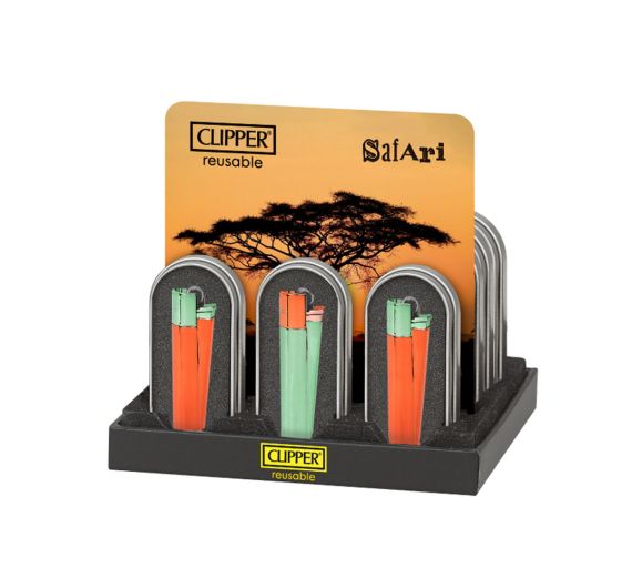 Clipper Classic - Metallfeuerzeuge SAFARI Clipper Classic - Metallfeuerzeuge SAFARI