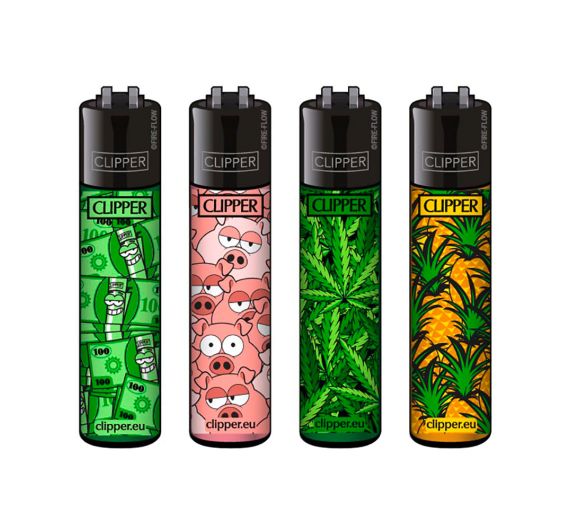 Clipper - Feuerzeug Mixed Pattern #1 - Assortiert