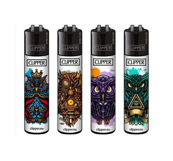 Clipper - Feuerzeug OWLS #2 - Assortiert