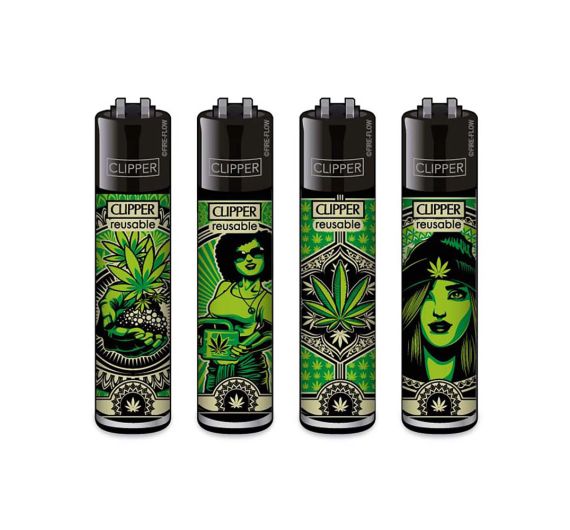 Clipper - Feuerzeuge GRASS ART #2 - Assortiert