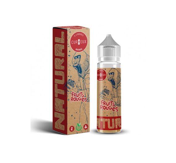 Curieux Natural - Fruits Rouges - 50/60ml Liquid (Shortfill)