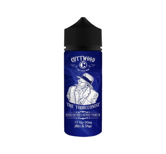 Cuttwood The Tobacconist - Black Cherries Infused Tobacco -100/120ml Shortfill Cuttwood The Tobacconist - Black Cherries Infused Tobacco -100/120ml Shortfill