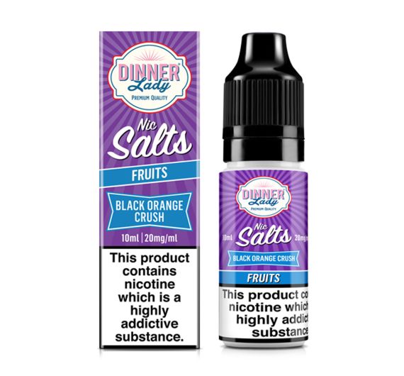 Dinner Lady FRUITS - Black Orange Crush - 10ml Liquid (Nik-Salz) NEW! Dinner Lady FRUITS - Black Orange Crush - 10ml Liquid (Nik-Salz) NEW!