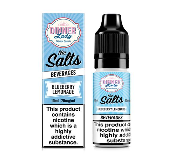 Dinner Lady BEVERAGES - Blueberry Lemonade - 10ml Liquid (Nik-Salz) NEW!
