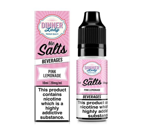 Dinner Lady BEVERAGES - Pink Lemonade - 10ml Liquid (Nik-Salz) NEW!