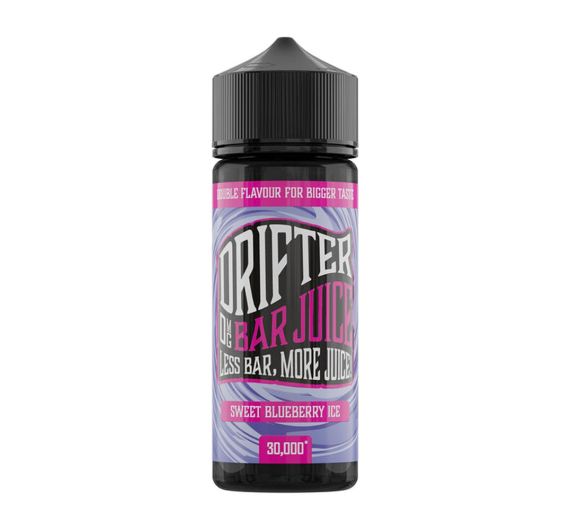 Drifter Bar Juice - Sweet Blueberry Ice - 100/120ml Liquid (Shortfill)