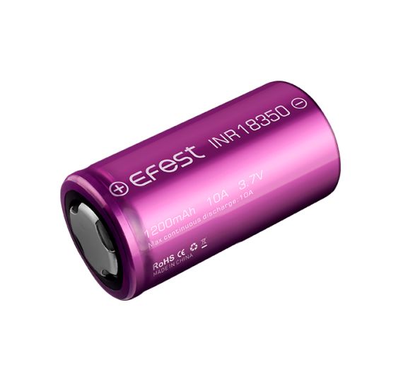 Efest INR 18350 1200mAh 10A Batterie