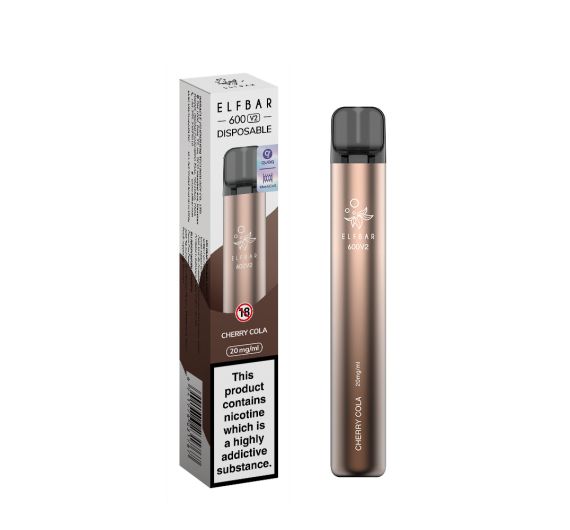 Elf Bar V2 600 - NS20mg - Einweg Pod Cherry Cola