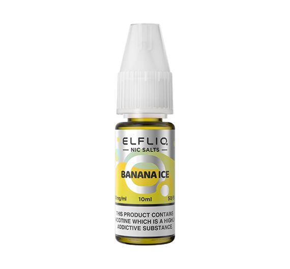 ElfBar Elfliq - Banana Ice - 10ml Liquid (Nik-Salz)