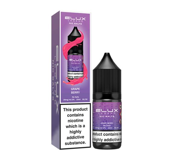 ELUX Legend - Grape Berry - 10ml Liquid (Nik-Salz)