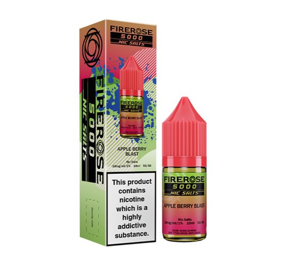 Firerose 5000 - Apple Berry Blast - 10ml Liquid (Nik-Salz)