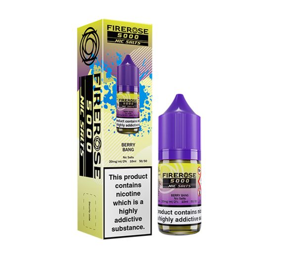 Firerose 5000 - Berry Bang - 10ml Liquid (Nik-Salz)