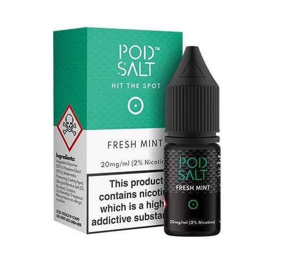 Pod Salt - FRESH Mint – 10ml Liquid (20mg Nik-Salz) Pod Salt - FRESH Mint – 10ml Liquid (20mg Nik-Salz)