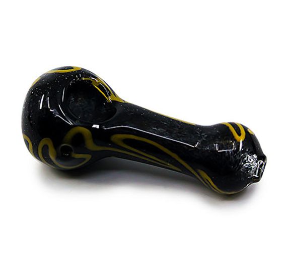 Golden Swirl Glaspfeife