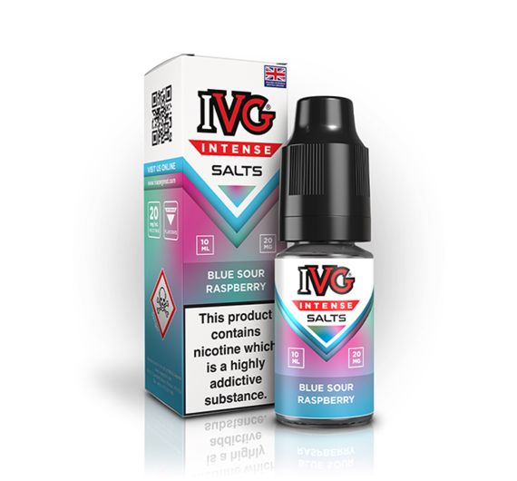 IVG - Intense - Blue Sour Raspberry - 10ml Liquid (Nik-Salz)