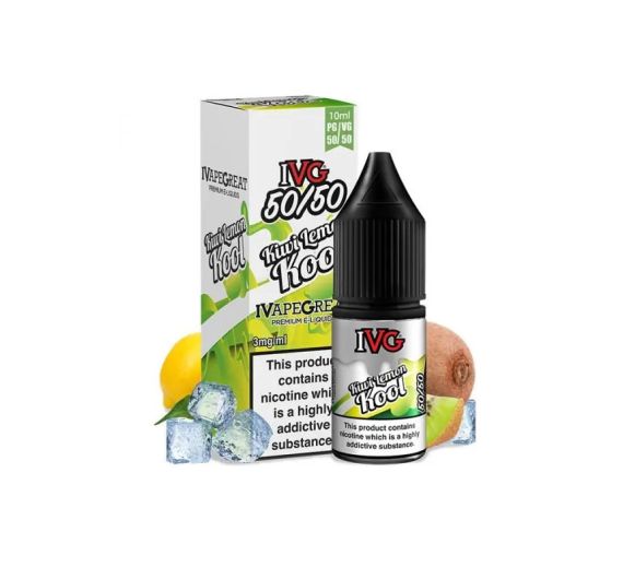 IVG 50/50 - Kiwi Lemon Kool - 10ml Liquid