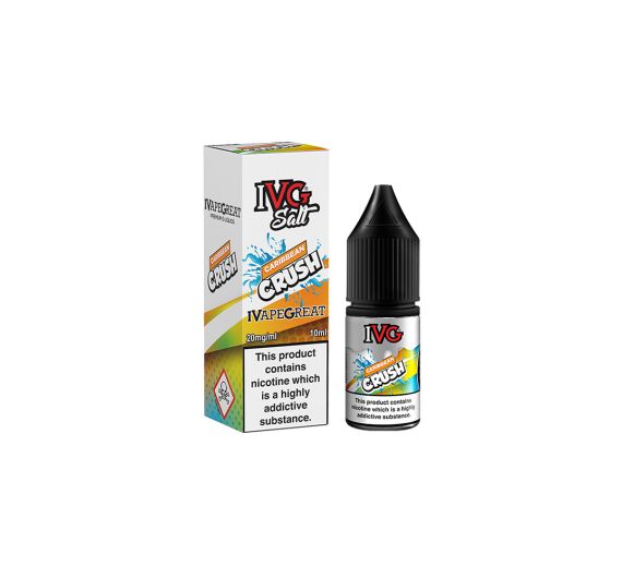 IVG Salt - Caribbean Crush - 10ml Liquid (Nik-Salz) IVG Salt - Caribbean Crush - 10ml Liquid (Nik-Salz)