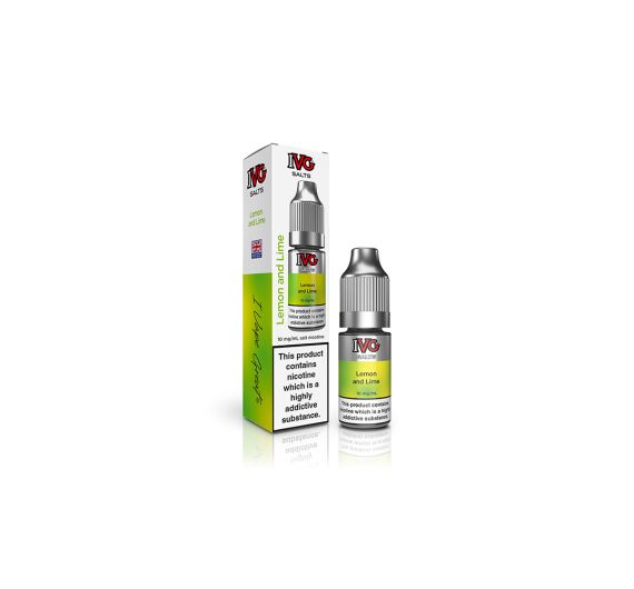 IVG Salt  - Lemon and Lime - 10ml Liquid (Nik-Salz)