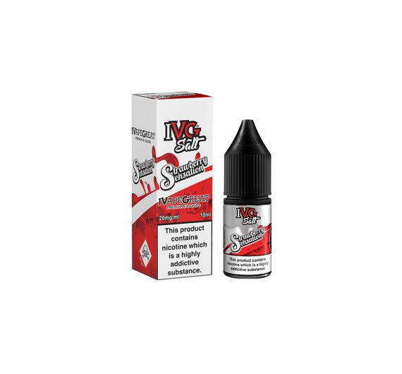 IVG Salt  - Strawberry Sensation - 10ml Liquid (Nik-Salz)
