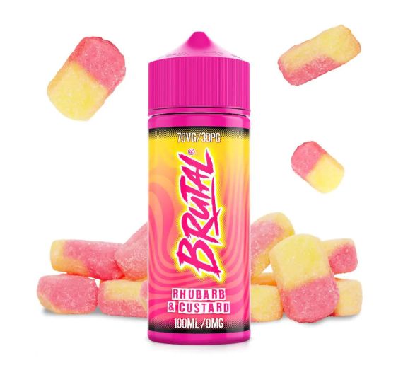 Just Juice Brutal - Rhubarb & Custard - 100/120ml (Shortfill)