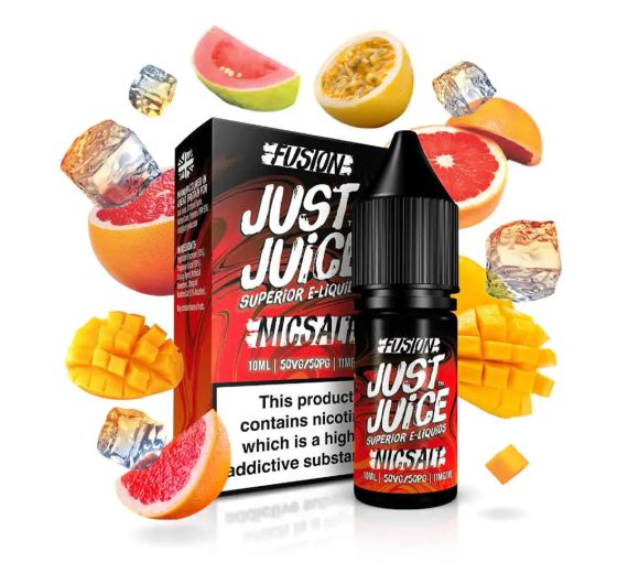 Just Juice Fusion - Mango & Blood Orange ON ICE - 10ml Liquid (Nik-Salz)