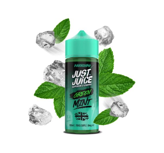 Just Juice - Green Mint - 100/120ml Liquid (Shortfill)