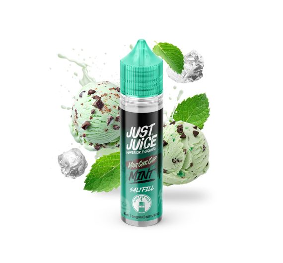 Just Juice Mint Saltfill - Mint Choc Chip - 40/60ml Liquid (Shortfill) Just Juice Mint Saltfill - Mint Choc Chip - 40/60ml Liquid (Shortfill)