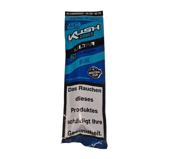Kush - Conical Herbal Wraps Ultra Blue Berry