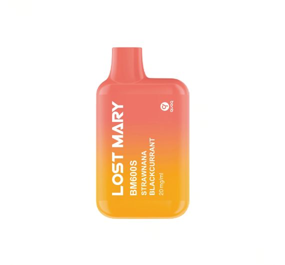 Lost Mary BM600s 20mg Einweg Pod Strawnana Blackcurrant