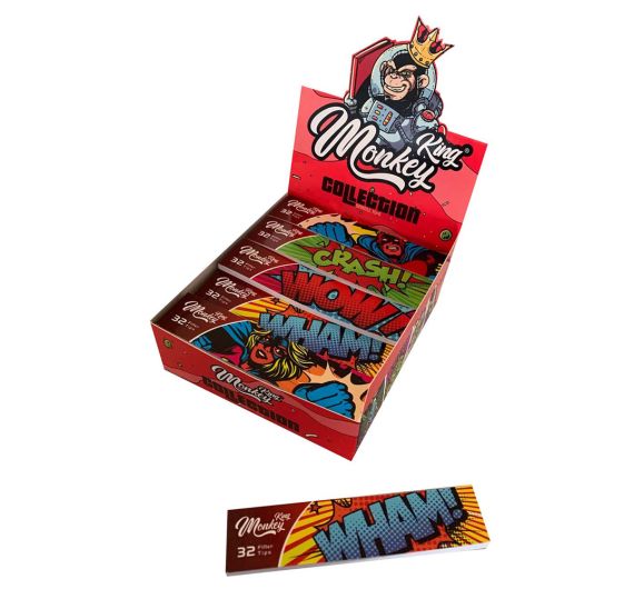 Die Monkey King - Double Filter Tips perforiert - Assortiert überzeugen durch Qualität und der Perforierung fürs einfache Drehen des Tips.