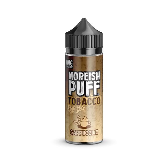 Moreish Puff Tobacco - Cappuccino - 100/120ml Liquid (Shortfill) Moreish Puff Tobacco - Cappuccino - 100/120ml Liquid (Shortfill)
