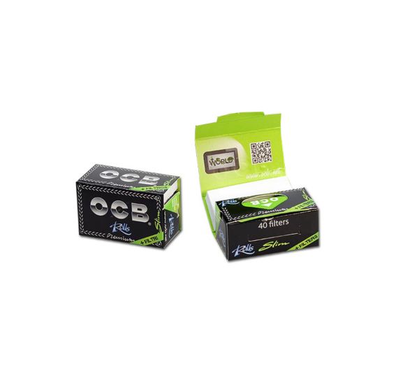 OCB - Schwarz Premium Rolls Slim+Tips