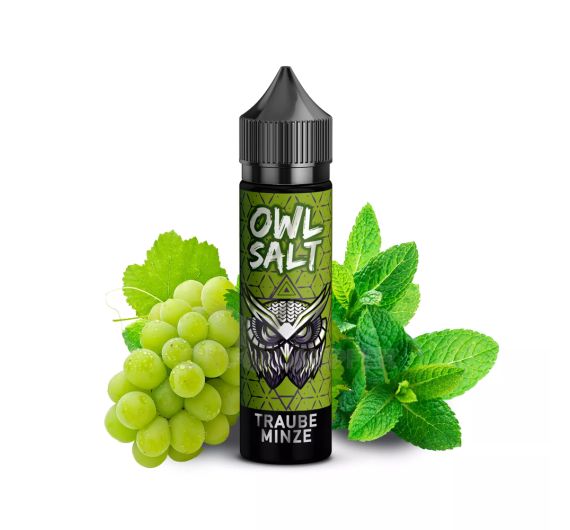 OWL Salt - Traube Minze - 10/60ml Longfill Aroma