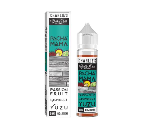 Charlie's Chalk Dust Pacha Mama - Passion Fruit Raspberry Yuzu - 50/60ml Liquid (Shortfill)