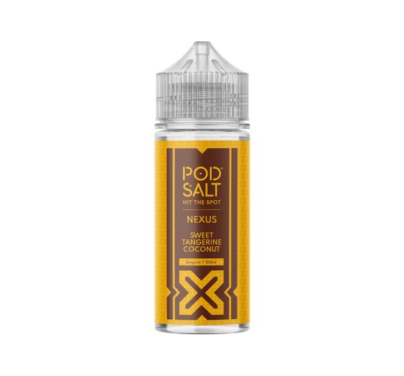 Pod Salt Nexus - Sweet Tangerine Coconut - 100/120ml Liquid (Shortfill) Pod Salt Nexus - Sweet Tangerine Coconut - 100/120ml Liquid (Shortfill)