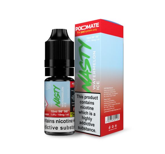 Nasty Juice PodMate - Watermelon Ice - 10ml Liquid (Nik-Salz)