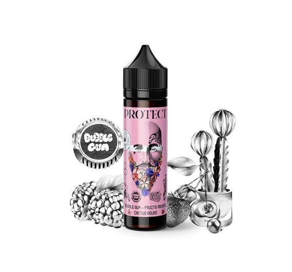 Protect - Bubble Gum Fruits Rouges Cactus Rouge  - 50/70ml Liquid (Shortfill)
