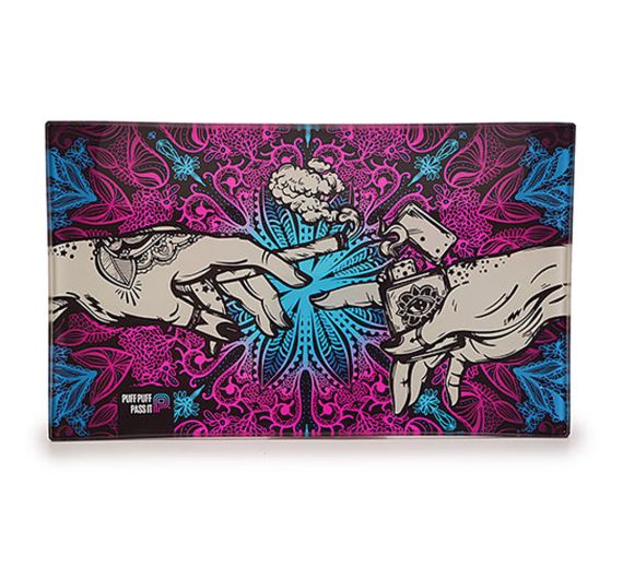 Puff Puff Pass It - Mischschale Glas - Pink Puff Puff Pass It - Mischschale Glas - Pink