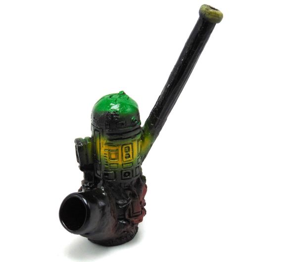 Rasta Roboter Resinpfeife