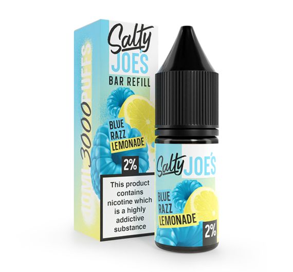Salty Joe's Bar Refill - Blue Razz Lemonade - 10ml Liquid (Nik-Salz) 20 mg/ml Nikotin