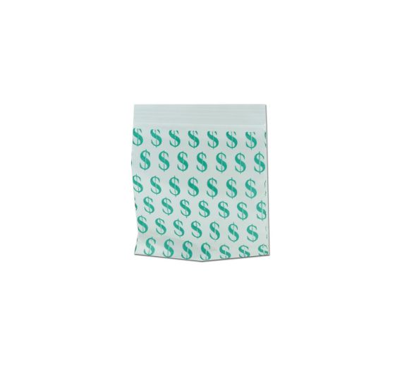 Schnellverschlussbeutel Dollar 50x50mm 100Stk Schnellverschlussbeutel Dollar 50x50mm 100Stk