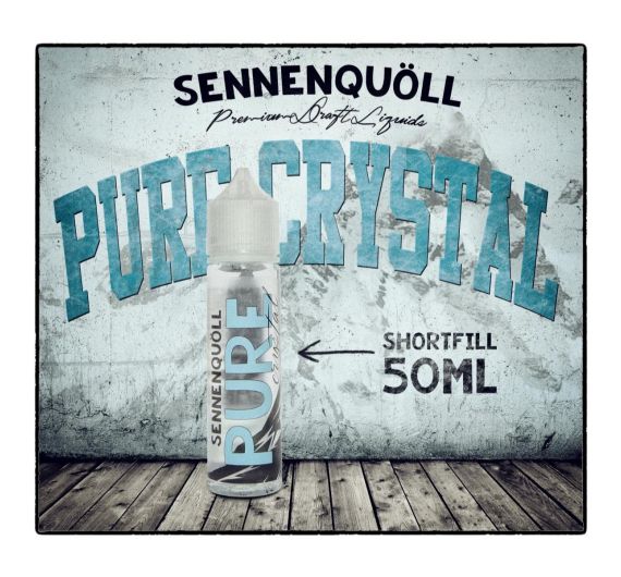 Sennenquöll Glacier Water - Pure Crystal - 50/60ml Liquid (Shortfill)