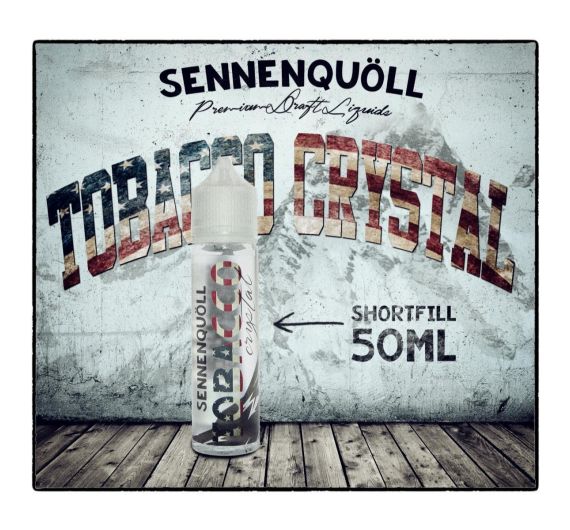 Sennenquöll Glacier Water - Tobacco Crystal - 50/60ml Liquid (Shortfill)